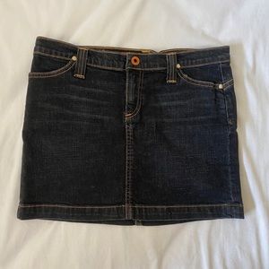 vintage denim skirt